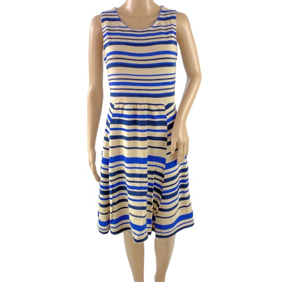 {Anthropologie} Sparrow French Striped Wool Dress - Picture 2 of 6